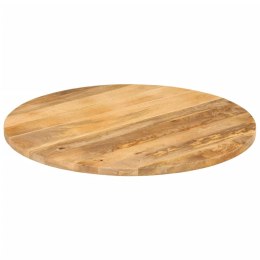 VidaXL Blat stołu, Ø 80x3,8 cm, okrągły, lite drewno mango
