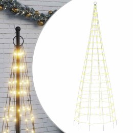 VidaXL Choinka LED 550 LED Ciepła biel 300 cm