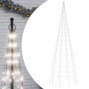 CHOINKA LED 550 LED ZIMNA BIEL 300 CM