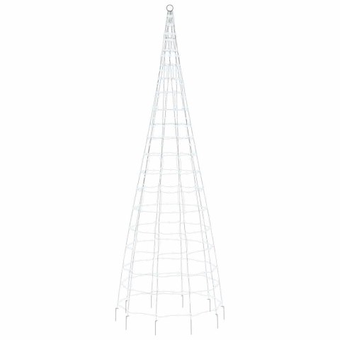 CHOINKA LED 550 LED ZIMNA BIEL 300 CM