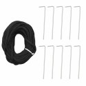 CHOINKA LED 550 LED ZIMNA BIEL 300 CM