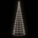 CHOINKA LED 550 LED ZIMNA BIEL 300 CM