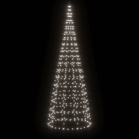 CHOINKA LED 550 LED ZIMNA BIEL 300 CM