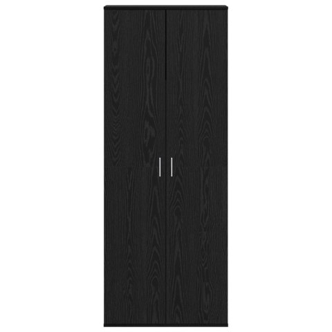 HIGHBOARD 70 X 33.5 X 180 CM DREWNO INŻYNIERYJNE CZARNY DĄB