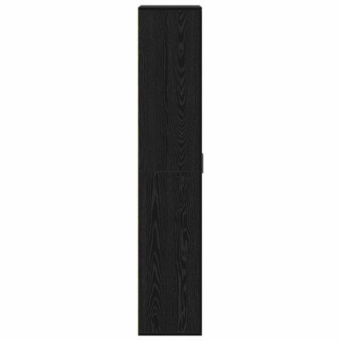 HIGHBOARD 70 X 33.5 X 180 CM DREWNO INŻYNIERYJNE CZARNY DĄB