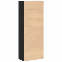 HIGHBOARD 70 X 33.5 X 180 CM DREWNO INŻYNIERYJNE CZARNY DĄB