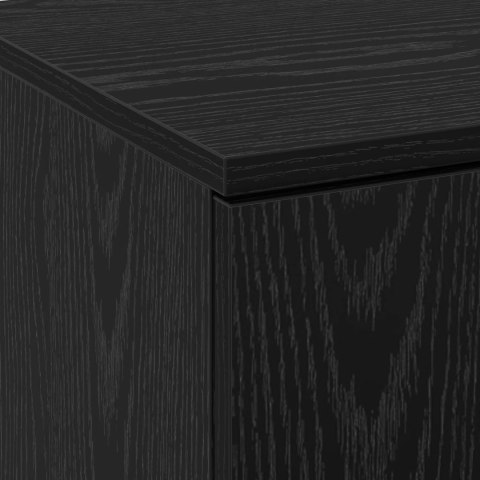 HIGHBOARD 70 X 33.5 X 180 CM DREWNO INŻYNIERYJNE CZARNY DĄB