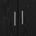 HIGHBOARD 70 X 33.5 X 180 CM DREWNO INŻYNIERYJNE CZARNY DĄB