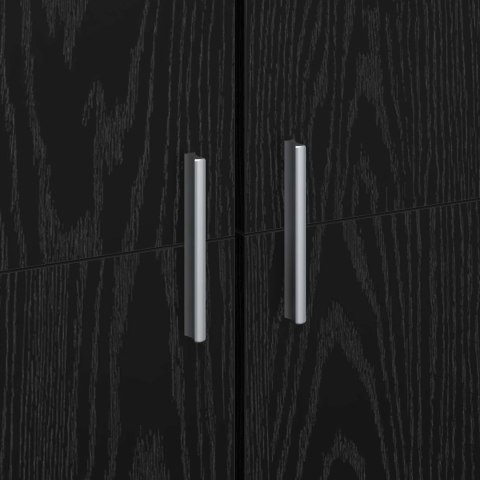 HIGHBOARD 70 X 33.5 X 180 CM DREWNO INŻYNIERYJNE CZARNY DĄB