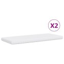 VidaXL Sofa rozsuwana z materacami, niebieska, 80x200 cm, aksamit