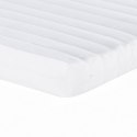 VidaXL Sofa rozsuwana z materacami, niebieska, 80x200 cm, aksamit