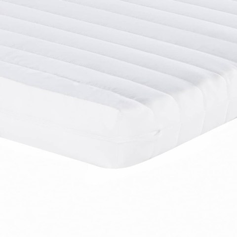 VidaXL Sofa rozsuwana z materacami, niebieska, 80x200 cm, aksamit