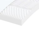 VidaXL Sofa rozsuwana z materacami, niebieska, 80x200 cm, aksamit