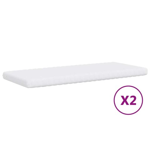 VidaXL Sofa rozsuwana z szufladami, niebieska, 80x200 cm, aksamit