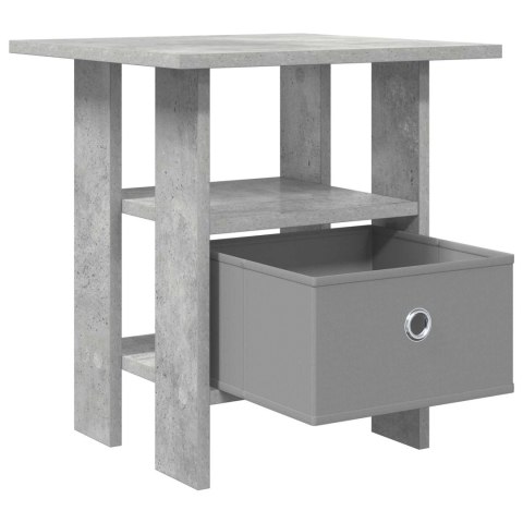 VidaXL Stolik nocny Betonowy szary 41 x 40 x 45 cm Drewno inżynieryjne