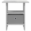 VidaXL Stolik nocny Betonowy szary 41 x 40 x 45 cm Drewno inżynieryjne