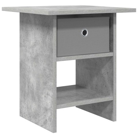 VidaXL Stolik nocny Betonowy szary 41 x 40 x 45 cm Drewno inżynieryjne