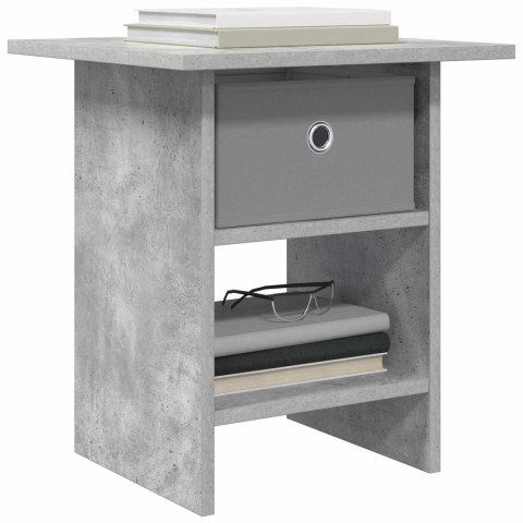 VidaXL Stolik nocny Betonowy szary 41 x 40 x 45 cm Drewno inżynieryjne