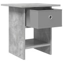 VidaXL Stolik nocny Betonowy szary 41 x 40 x 45 cm Drewno inżynieryjne
