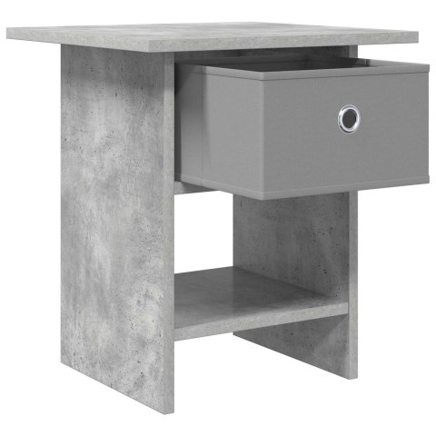 VidaXL Stolik nocny Betonowy szary 41 x 40 x 45 cm Drewno inżynieryjne
