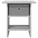VidaXL Stolik nocny Betonowy szary 41 x 40 x 45 cm Drewno inżynieryjne