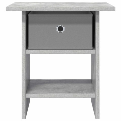 VidaXL Stolik nocny Betonowy szary 41 x 40 x 45 cm Drewno inżynieryjne