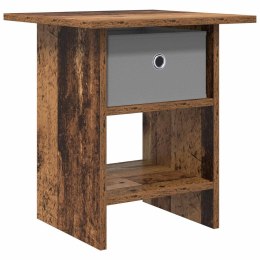 VidaXL Stolik nocny Stare drewno 41 x 40 x 45 cm Drewno inżynieryjne