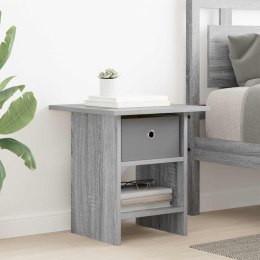 VidaXL Stolik nocny Szary Sonoma 41 x 40 x 45 cm Drewno inżynieryjne