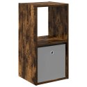VidaXL Stolik nocny Dąb wędzony 35 x 32 x 68,5 cm Drewno inżynieryjne