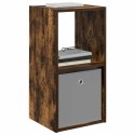 VidaXL Stolik nocny Dąb wędzony 35 x 32 x 68,5 cm Drewno inżynieryjne