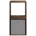 VidaXL Stolik nocny Dąb wędzony 35 x 32 x 68,5 cm Drewno inżynieryjne