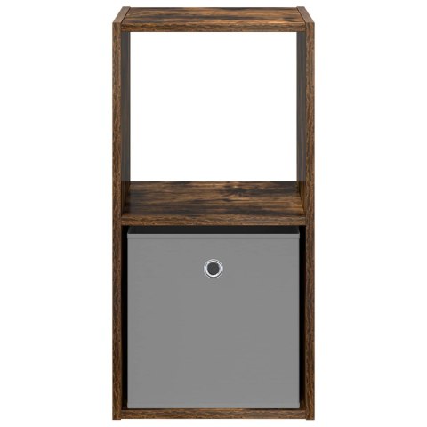 VidaXL Stolik nocny Dąb wędzony 35 x 32 x 68,5 cm Drewno inżynieryjne