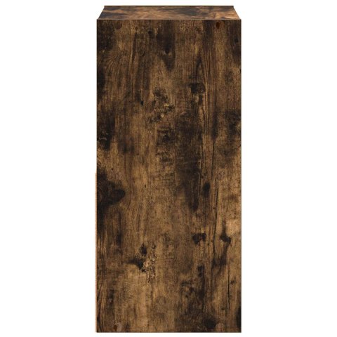 VidaXL Stolik nocny Dąb wędzony 35 x 32 x 68,5 cm Drewno inżynieryjne