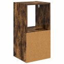 VidaXL Stolik nocny Dąb wędzony 35 x 32 x 68,5 cm Drewno inżynieryjne