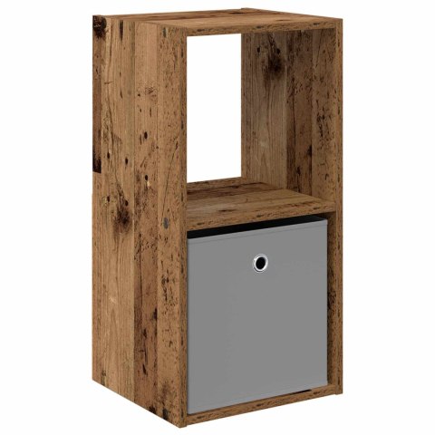 VidaXL Stolik nocny Stare drewno 35 x 32 x 68,5 cm Drewno inżynieryjne