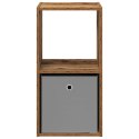 VidaXL Stolik nocny Stare drewno 35 x 32 x 68,5 cm Drewno inżynieryjne