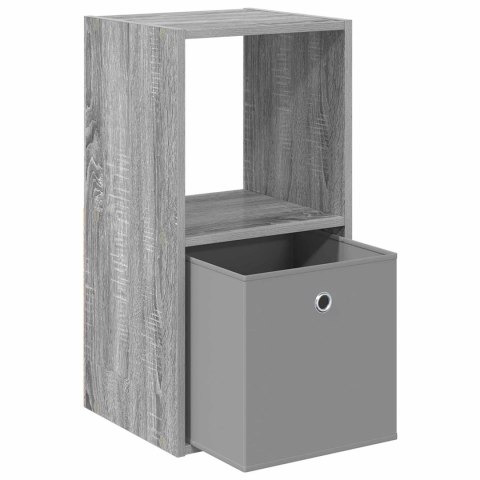STOLIK NOCNY SZARY SONOMA 35 X 32 X 68,5 CM DREWNO INŻYNIERYJNE