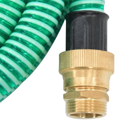 WĄŻ SSĄCY Z MOSIĘŻNYMI ZŁĄCZAMI, ZIELONY, 1,1" 10 M, PVC