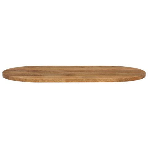 VidaXL Blat stołu, 80x40x2,5 cm, owalny, lite drewno mango