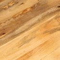 VidaXL Blat stołu, Ø 50x2,5 cm, okrągły, surowe lite drewno mango