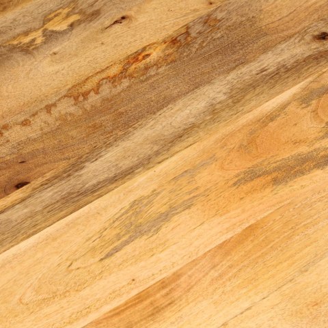 VidaXL Blat stołu, Ø 50x2,5 cm, okrągły, surowe lite drewno mango