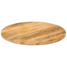 VidaXL Blat stołu, Ø 80x2,5 cm, okrągły, lite drewno mango
