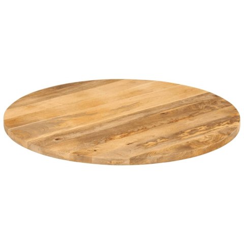 VidaXL Blat stołu, Ø 80x2,5 cm, okrągły, lite drewno mango
