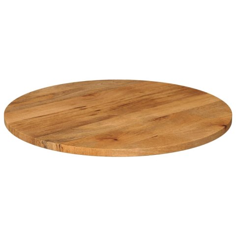 VidaXL Blat stołu, Ø 80x2,5 cm, okrągły, lite drewno mango