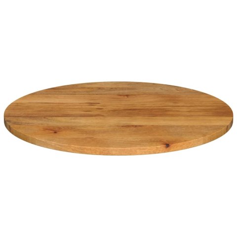 VidaXL Blat stołu, Ø 80x2,5 cm, okrągły, lite drewno mango