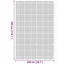 DYWAN POD NAMIOT ZIELONY 300 X 200 CM POLIESTER