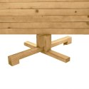 CHOINKI Z PODSTAWĄ BRĄZOWY 120 CM LITE DREWNO SOSNOWE