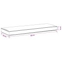 VidaXL Poduszki na ławkę 2-częściowe VUGHT 2 pcs 100% poliester