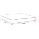 VidaXL Poduszki siedzące 4-częściowe VUGHT 4 pcs 100% poliester Szary