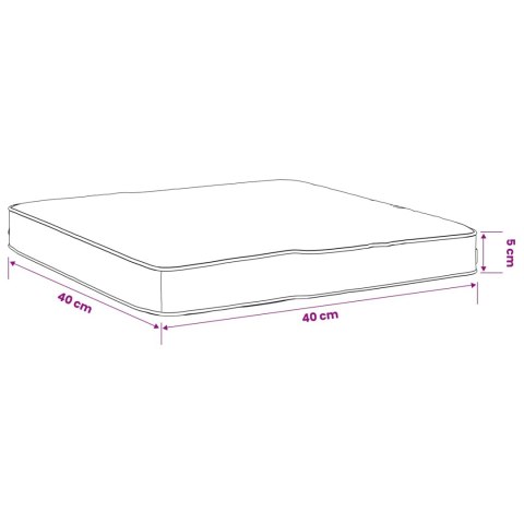 PODUSZKI SIEDZĄCE 4-CZĘŚCIOWE VUGHT 4 PCS 100% POLIESTER